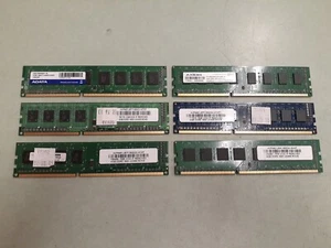 24GB (6x4GB) Misc. Brands DDR3-1600 Desktop RAM Memory - ADATA, AXIOM, UNBRANDED - Picture 1 of 6