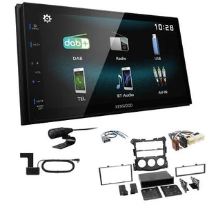 Kenwood 2-DIN Digital Autoradio DAB+ Bluetooth für Nissan 370 Z ab 2009 schwarz - Bild 1 von 5