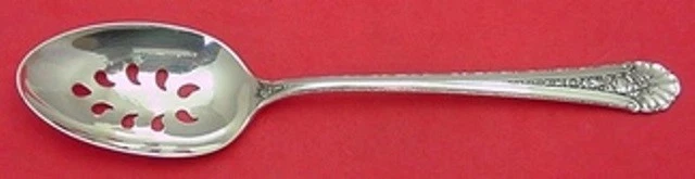 Cuchara para servir Royal Windsor by Towle de plata de ley perforada de 9 agujeros personalizada Foto 1 de 1
