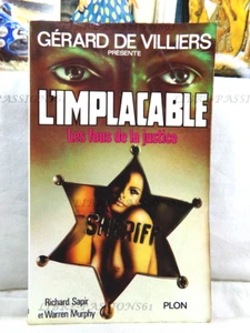 L'IMPLACABLE N°9, LES FOUS DE LA JUSTICE, R. SAPIR, W. MURPHY, ÉDIT. PLON, 1978 - Imagen 1 de 16