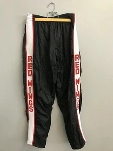 vintage Detroit Red Wings Athletic Pants Size L - Picture 1 of 3
