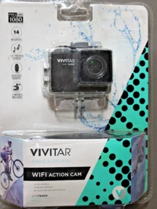 VIVITAR ACTION CAMERA FULL HD 1080 14 MP. WIRELESS REMOTE 2 MOUNTS INCLUDED NEW - Picture 1 of 2