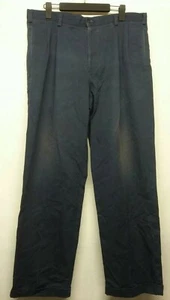 IZOD Men's American Chino Double Pleated Pant Navy Size 38X32 CR-11 - Picture 1 of 12