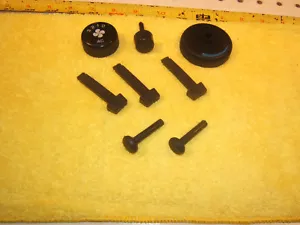 Porsche 1983 944 Climate control / doors black Genuine Porsche 1 Set of 8 Knobs - Bild 1 von 12