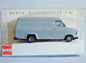 Boxed 1:87 / OO scale BUSCH grey Ford Transit Delivery Van No.42400 - Picture 1 of 20