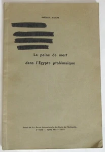 Frédéric Bluche La Niña De Muerto En EGIPTO Ptolemaique 1975 Antiguo Derecho - Imagen 1 de 4