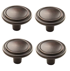 Cabinet Pull Lot of 4 Amerock Allison BP29113 ORB Oil Rubbed Bronze Drawer Knob - Picture 1 of 3