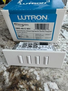 Lutron HWS-4B-B-3023 mit Abdeckplatte Neu - Bild 1 von 1