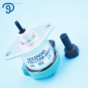 Fuel Shut Off Solenoid for Kubota D905 D1005 D1105 17208-60010 17208-60015 - Picture 1 of 6
