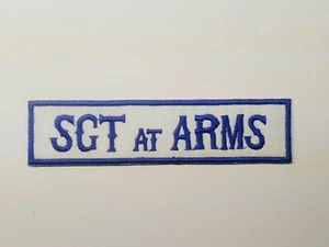 SGT at Arms Sons of anarchy iron on or sew on Patch SAMCRO SOA Happy Sargent - Picture 1 of 2