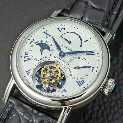 Reloj mecánico para hombre Sugess Seakors Tourbillon Seagull ST8007 SE8007SW genuino Foto 1 de 4