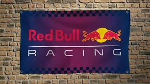 Red Bull Racing Flag 3x5 FT Car Racing Garage Man Cave Wall Decor Banner - Picture 1 of 2