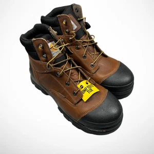 Carhartt Men 6" Ground Force Composite Toe Waterproof Work Boots Peanut SZ 11.5 - Picture 1 of 6