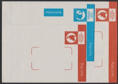 Estonia Cover 2009 Pre-paid Stationary Envelopes 3x Values Mint XF C065 - Image 1 of 4