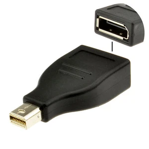 Mini Displayport Stecker Zu Displayport Buchse Konverter Adapter 008707 - Bild 1 von 12