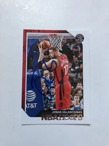 Jonas Valanciunas Autographed 2018-2019 NBA Hoops Toronto Raptors Signed #26 - Picture 1 of 1