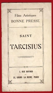 #43768 Paris France [1920s?]. Film SAINT TARCISIUS. Program brochure  - Picture 1 of 4