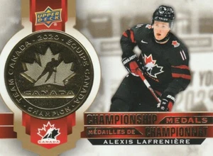 2021/2022 HOCKEY CARD TIM HORTONS TEAM CANADA - ALEXIS LAFRANIERE M-8 - Imagen 1 de 1
