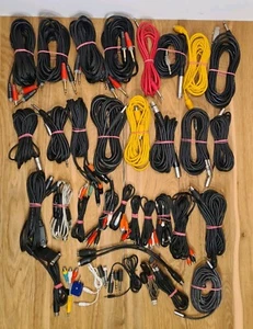 Kabel Konvolut Audio Verbindungskabel Chinch etc. Kabel Sammlung - Bild 1 von 9