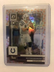 Peyton Manning 2022 Panini Optic Fire Emoji Prizm Case SP Colts