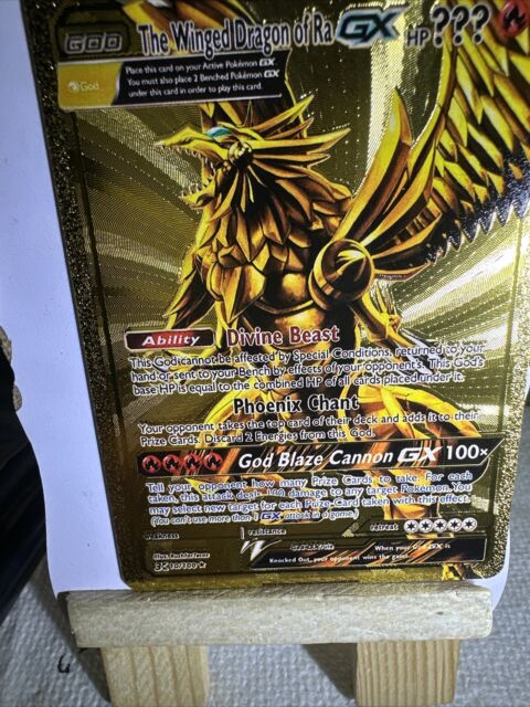 GOLD Ho-oh GX metal collector's Replica