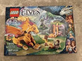 LEGO Elves 41175 Fire Dragon's Lava Cave - MISB New Sealed and Retired Very Rare