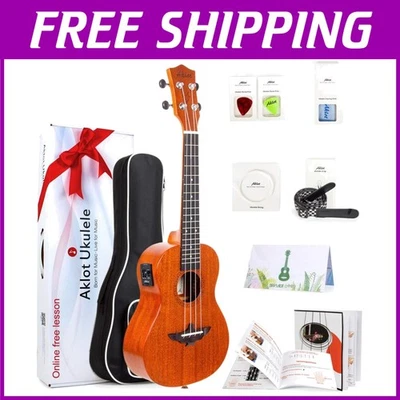 23" Mahogany Uke with EQ and Accessories - Image 1 of 4