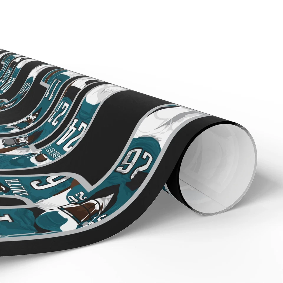 Gift Wrapping Papers, Christmas Birthday Present Eagles Philly Super Bowl Champs - Imagem 1 de 1