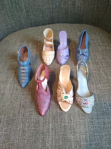 Miniatur Damen Harz High Heel Schuhe Paket 7 - Bild 1 von 7