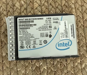 1TB SSDPE2KX010T8K INTEL DC P4510 SERIES NVME PELE 3.1x4 SFF 2.5" TLC SSD #M-45 - Imagen 1 de 3