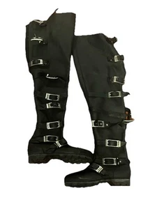 Son of Sandlar Stiefel Leder niedrige Schnalle Unisex-Mittelalter-Steampunk-Renaissance - Bild 1 von 3