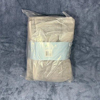 Juego de toallas de baño Charisma 100 % higrocotton de 2 piezas gris metalizado algodón higro Foto 1 de 4