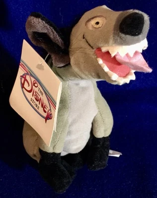 Peluche Ed the Hyena from The Lion King Beanbag 8 pulgadas de alto con etiquetas Foto 1 de 4