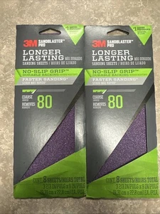 (2) 3M SandBlaster Pro 8er-Pack 3,66 Zoll Breite x 9 Zoll L 220er Körnung Schleifpapier G5 - Bild 1 von 1