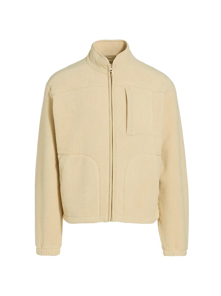 Jaqueta de lã com zíper completo Outdoor Voices tamanho G unissex nova sem etiquetas - Imagem 1 de 4