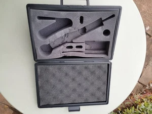 SHURE microphone case good clips hinges and lid / base foam USED - Picture 1 of 3
