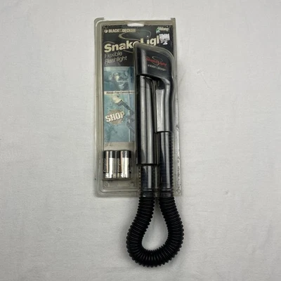 Vintage Black & Decker Snake Light Flexible Flashlight NEW-NOS-SLB1M USA (L26) - Image 1 of 3