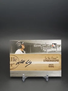2011 ITG Heroes and Prospects Lumbergraphs  Kolten Wong #L-KWO Auto - Foto 1 di 2