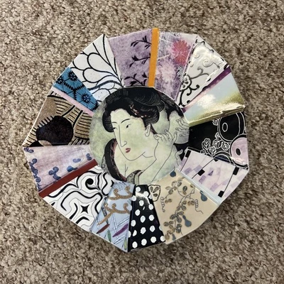 Зарядное устройство для полихромного фарфора Fabienne Jouvin Paris неглубокая чаша 12 дюймов - Изображение 1 из 4