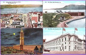 USA SAN FRANCISCO VIEW POSTCARDS[4] - Picture 1 of 1