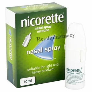 Nicorette Nasal Spray 10ml Valeur Paquet Liste De 4 6 12 18 22 26 30 Exp 2026 - Picture 1 of 8