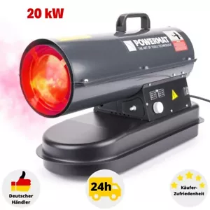 Heizkanone Bauheizer Diesel Heizung Heizgebläse Ölheizgebläse 20kW Hallenheizung - Bild 1 von 9