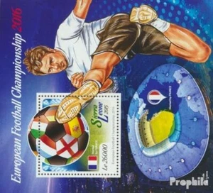 sierra sierra leone leone miniature sheet 774 MNH 2015 Football european champio - Picture 1 of 1