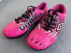 Umbro Girls Youth Soccer Cleats Shoes US Size 10K Pink & Black UMBYP17-PNK - Picture 1 of 7
