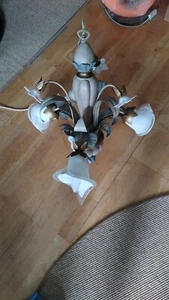 lampenschirm glas e27.. breite zk 56 cm höhe 51 cm... - Bild 1 von 1