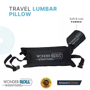 Wonder Roll Lumbar Support Pillow Cushion Back Support for Office Chair Car Seat - Picture 1 of 9