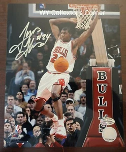 Tyrus Thomas Signed Chicago Bulls 8x10 Photos (Hollywood Collectibles Hologram) - Picture 1 of 1