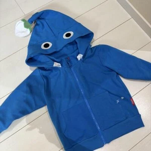 PIKMIN Hoodie Parka Blue Nintendo Tokyo Osaka JAPAN Limited Kids Size100cm - Picture 1 of 6