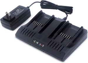 Dual Port WA3875 Charger for Worx 18V 20 Volt Lithium Battery - Enhanced Compati - Picture 1 of 12
