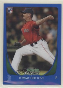2011 Bowman Draft Chrome Blue Refractor /199 Tommy Hottovy #48